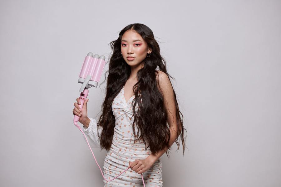 Mermade Hair Pro Waver Pink 32mm