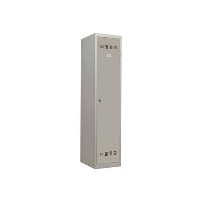 Vestiaire Industrie Salissante - 1 porte - 180 x 40 x 50 cm - gris/gris