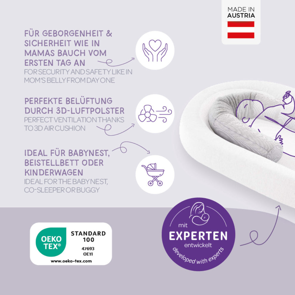Køb Träumeland Blue Nest Reducer Air Blue Melange