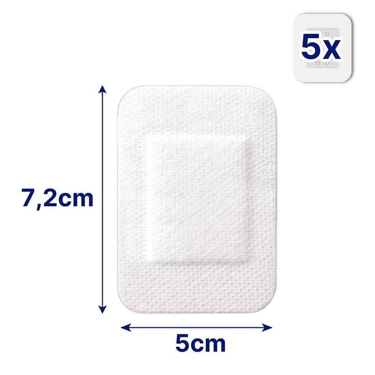 Hansaplast ULTRA SENSITIVE XL Wundverband 5x7,2 cm, 5 St