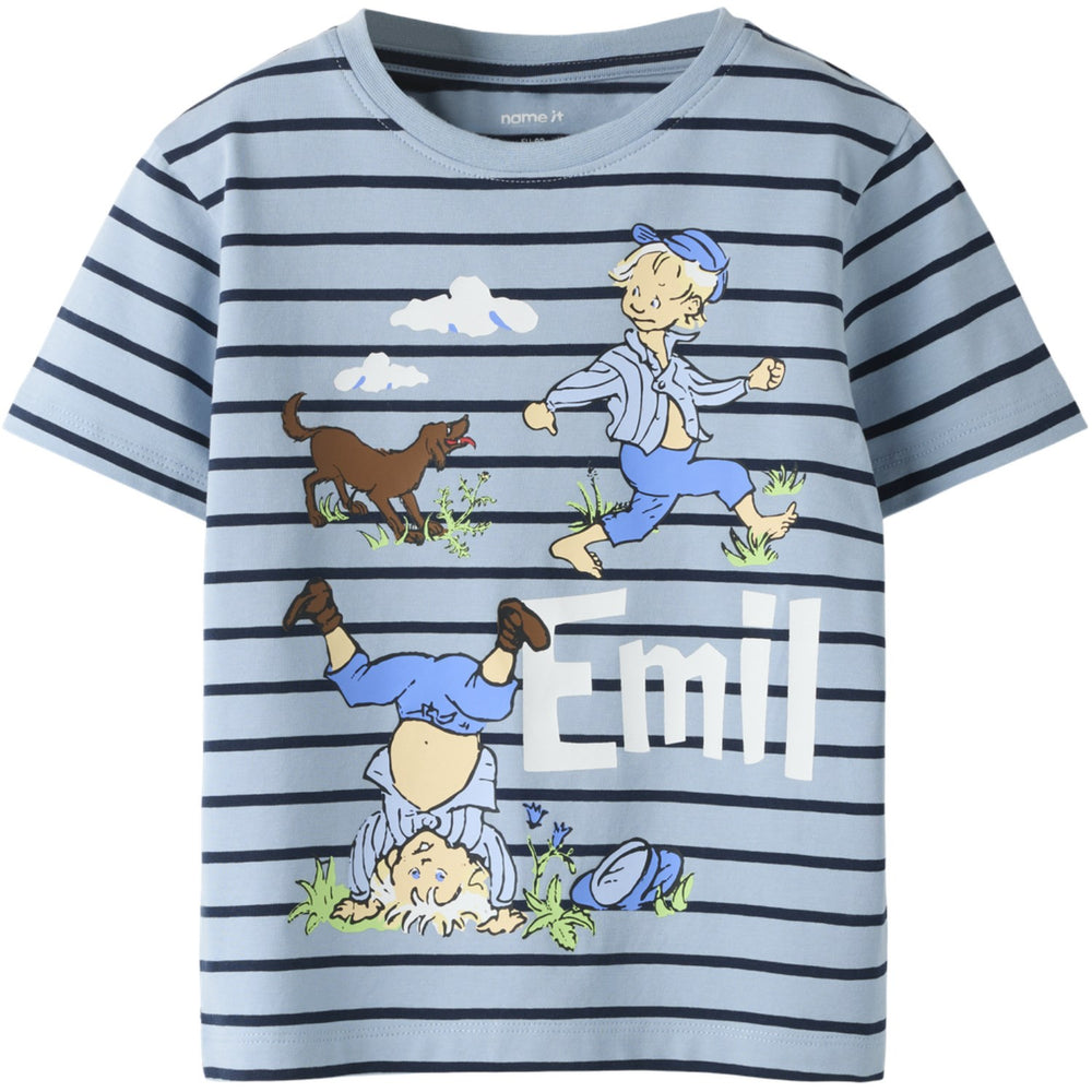 Køb Name It Blue Fog Nmmmiall Emil Ss Nreg Top Box Sky