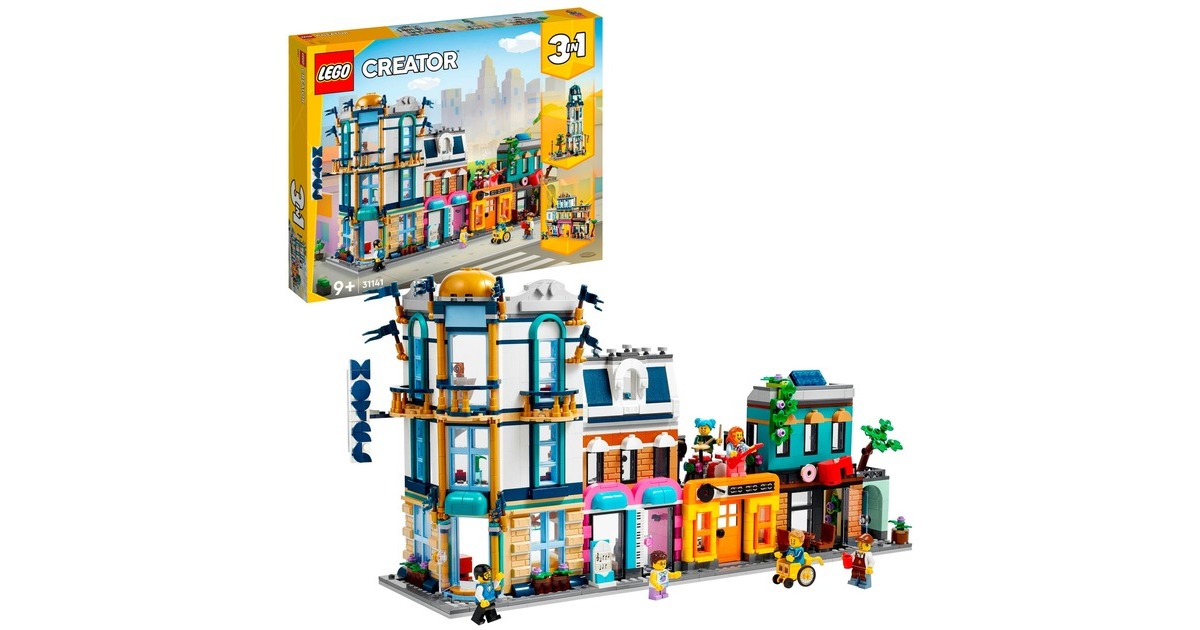 LEGO Creator 3-in-1 - Hoofdstraat Constructiespeelgoed  (31141)