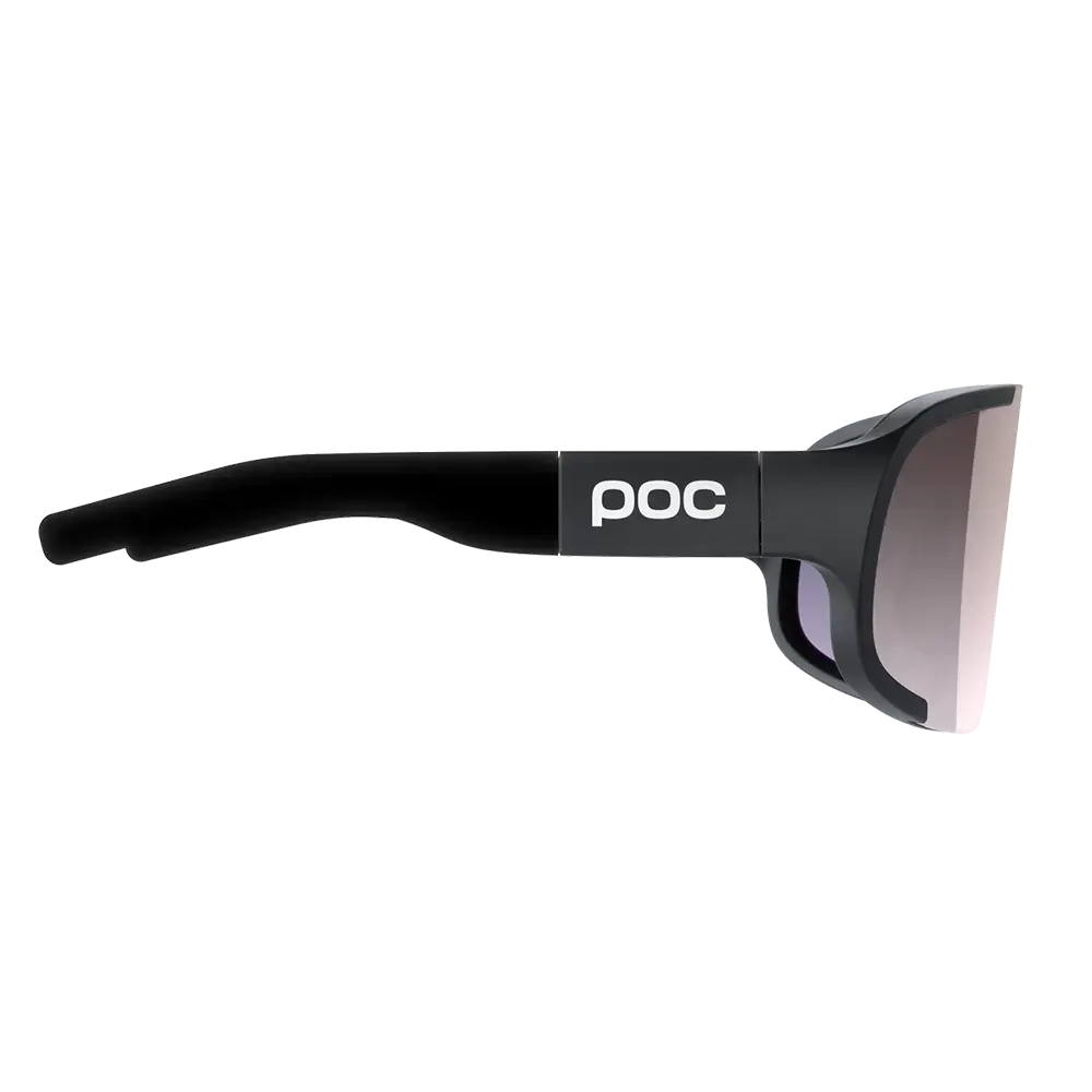 POC Aspire Sport Zonnebril Zwart met Road Lens Zilver
