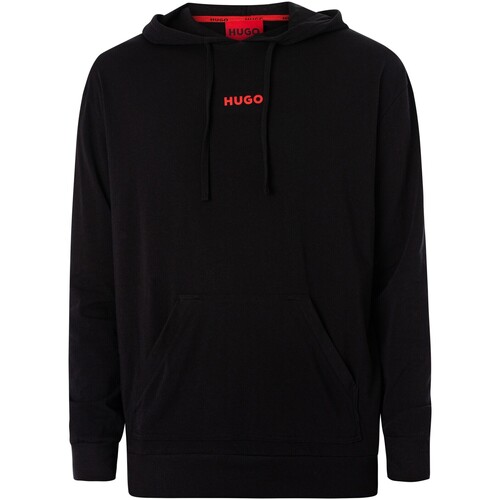 BOSS - Salón Vinculado Sudadera Con Capucha Negro