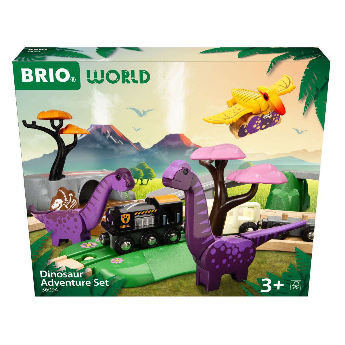 BRIO Spiel Dinosaurier Abenteuer-Set