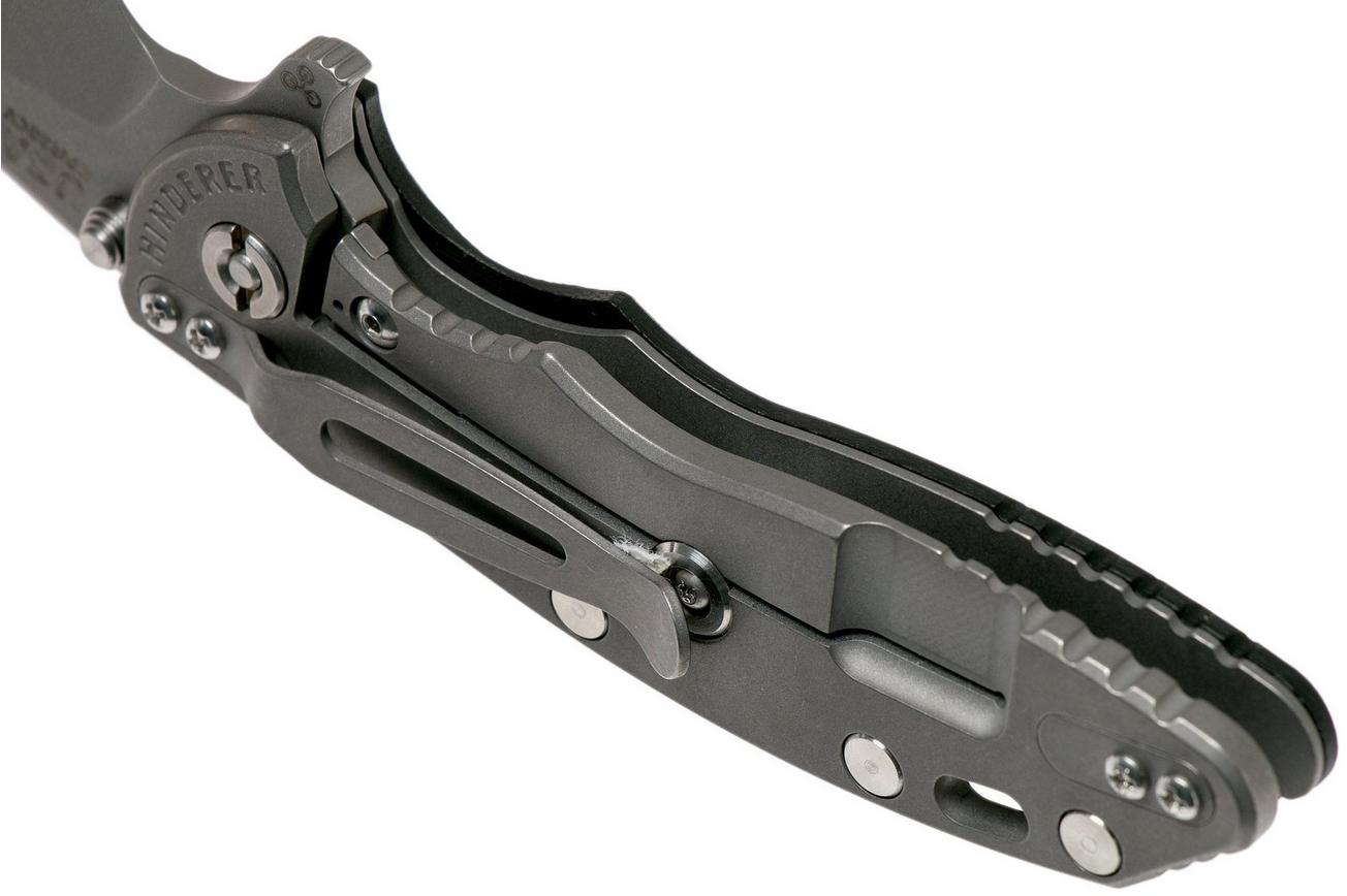 Rick Hinderer XM18 3,5” Slicer Working Finish, Black G10