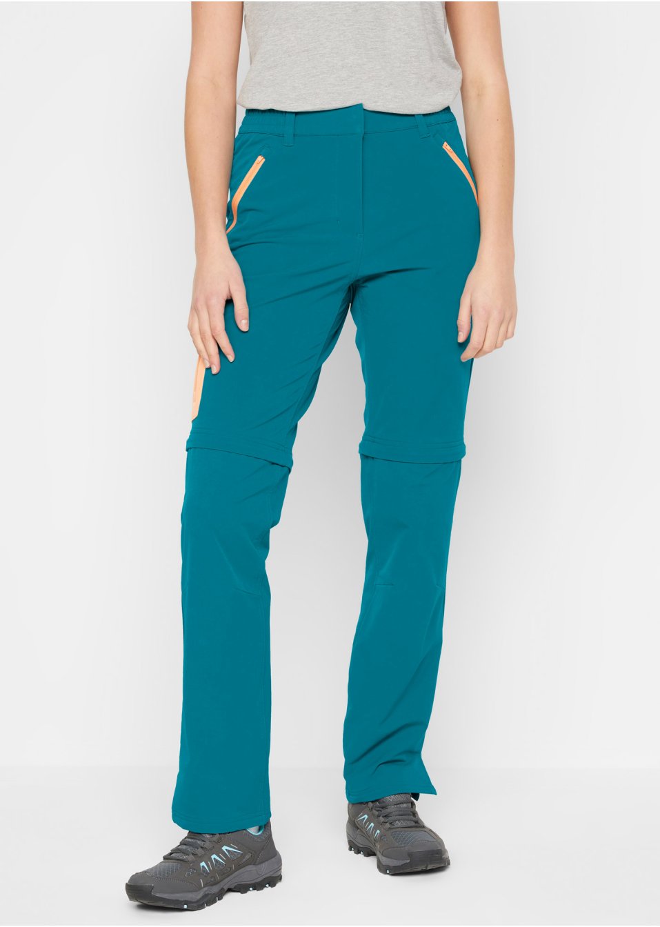 Pantalon fonctionnel modulable, coupe droite