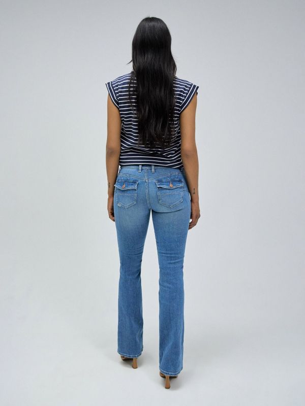 Salsa - Wonder Push Up - Spijkerbroek - Blauw - Bootcut