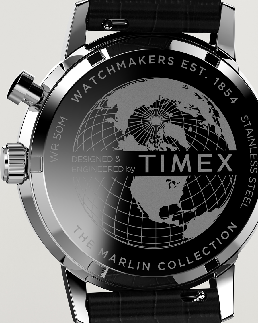Timex Marlin Moon Phase Quartz 40mm Blue Dial
