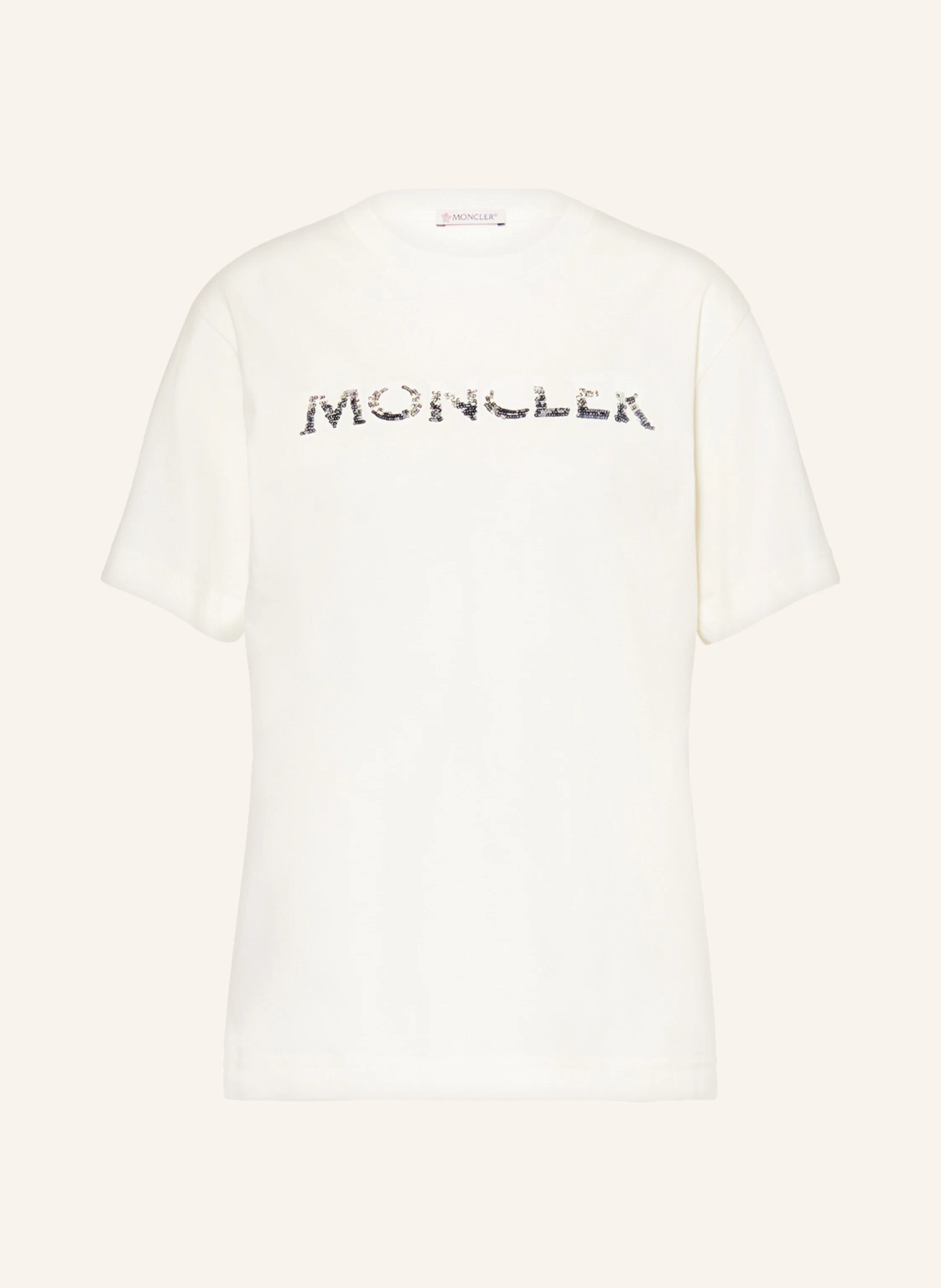 MONCLER T-Shirt mit Pailletten