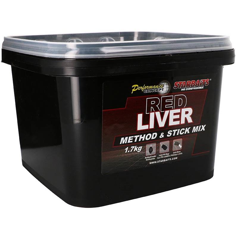 Method Mix Starbaits Performance Concept Red Liver Method & Stick Mix