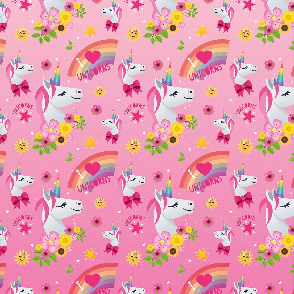 Joy Pixels Einhorn-Geschenkpapier 4M