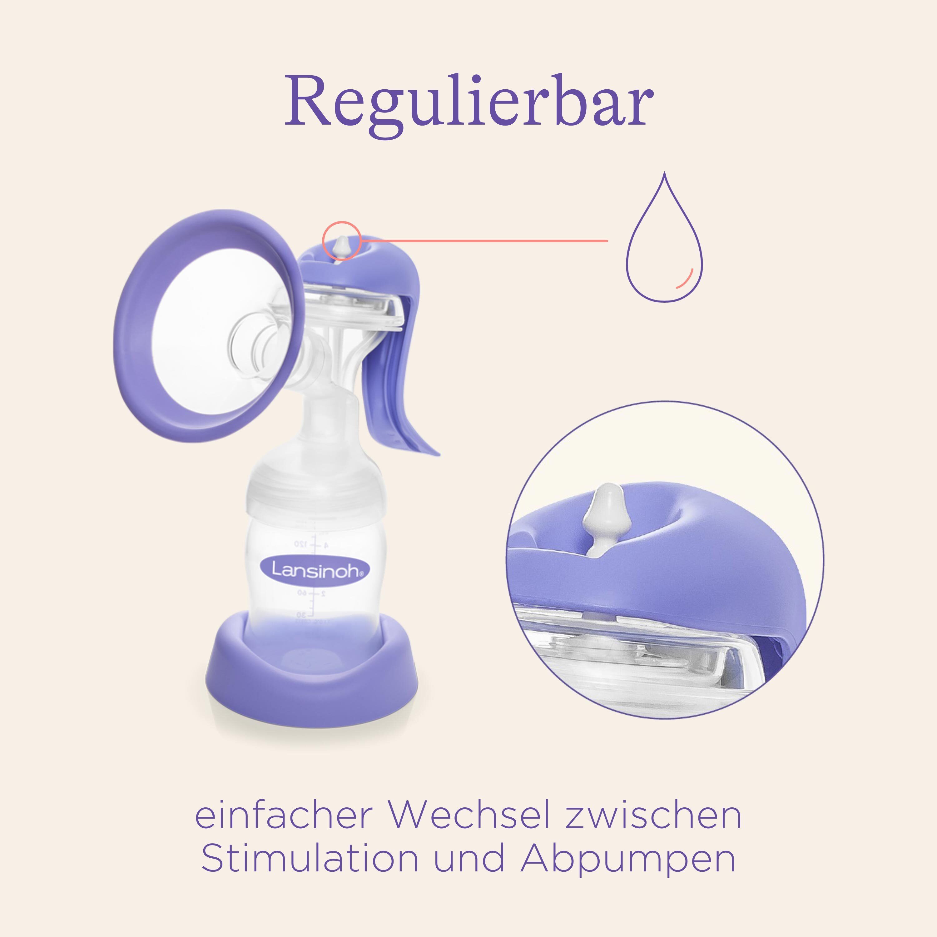 Lansinoh® Handmilchpumpe Weithals