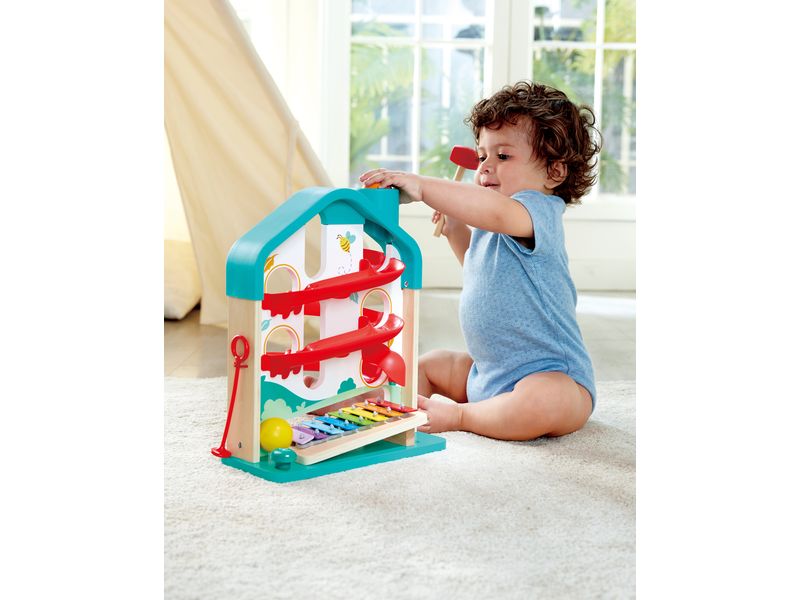 Hape Musikspielzeug Melodien-Haus 2-in-1 Spielset