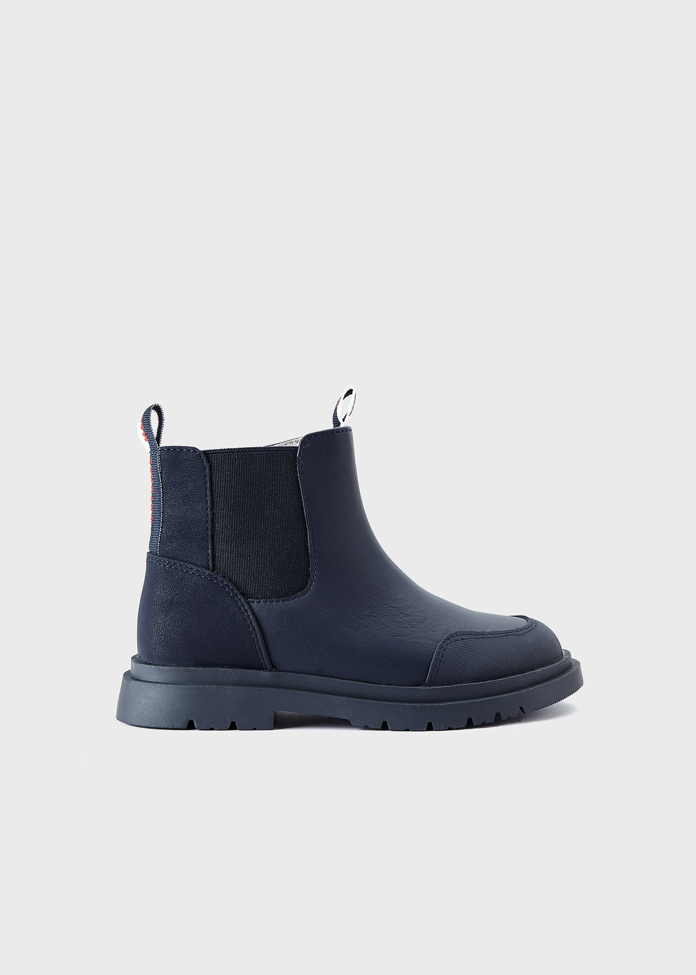 Botas Chelsea de couro sustentável para meninos