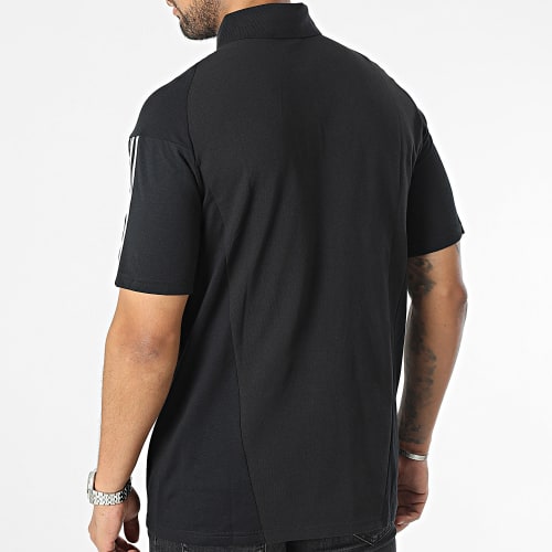 Polo Manches Courtes Juventus HZ5056 Noir