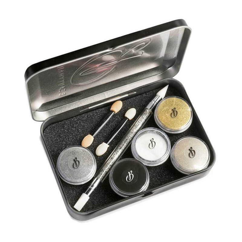 Boite de rangement en métal carrée Beauty Nails
