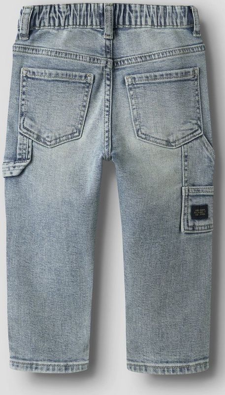 Denim - Tapered-Fit Jeans - Blauw - Denim - Verstelbare Taille