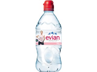 ÁGUA EVIAN MINERAL NATURAL SPORT PET 0.75L