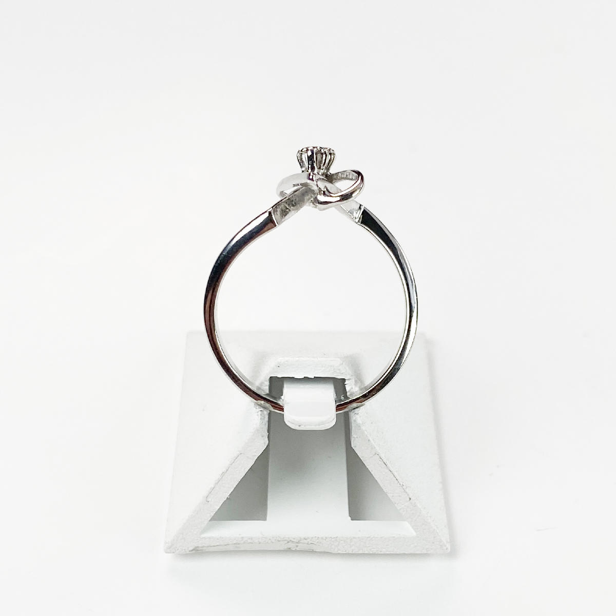 Bague d'occasion or blanc 750 diamants