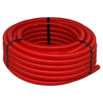 Levica Superpipe meerlagenbuis sanitair en CV kunststof aluminium 5 m rood