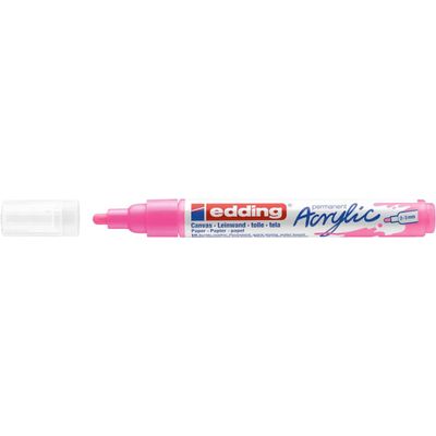 Edding 5100 - Marqueur acrylique - rose fluo