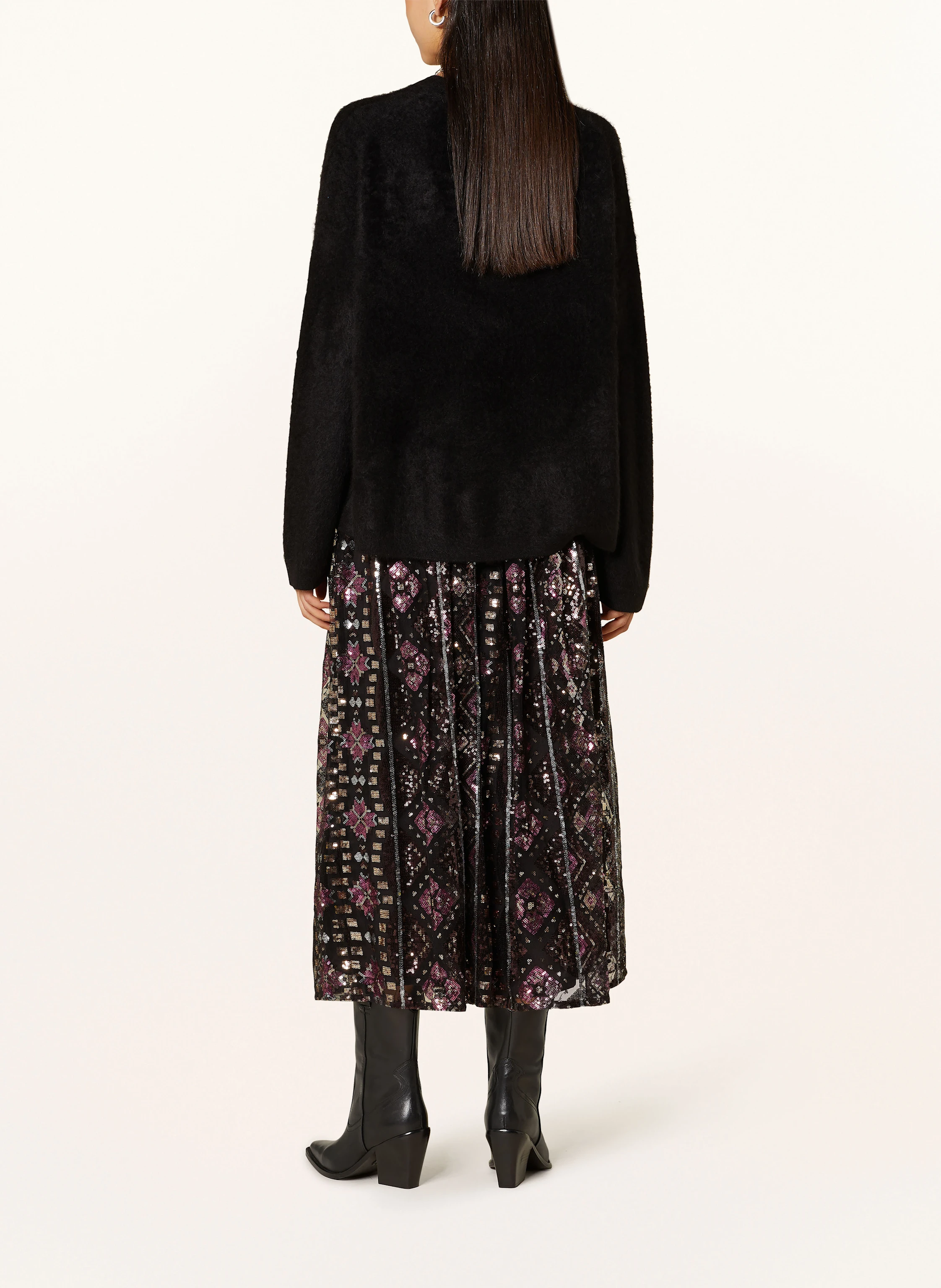 ba&sh Kleid PIPPA mit Pailletten