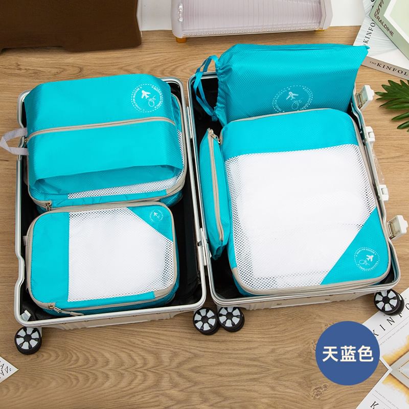 Masae - Set van 6: Compress Travel Packing Cube kledingorganizer (verschillende ontwerpen)