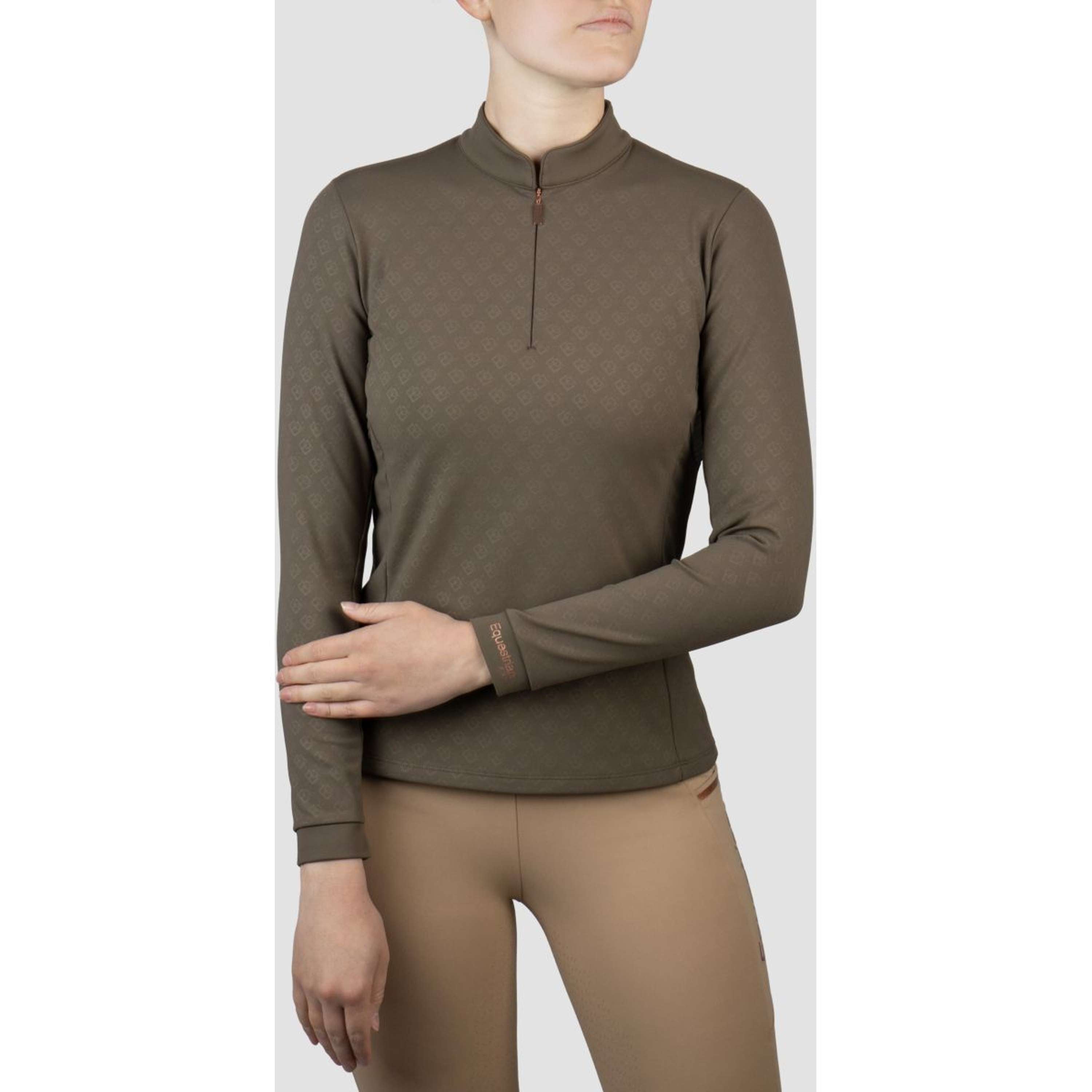 HORKA Shirt Emily Lange Mouwen Espresso