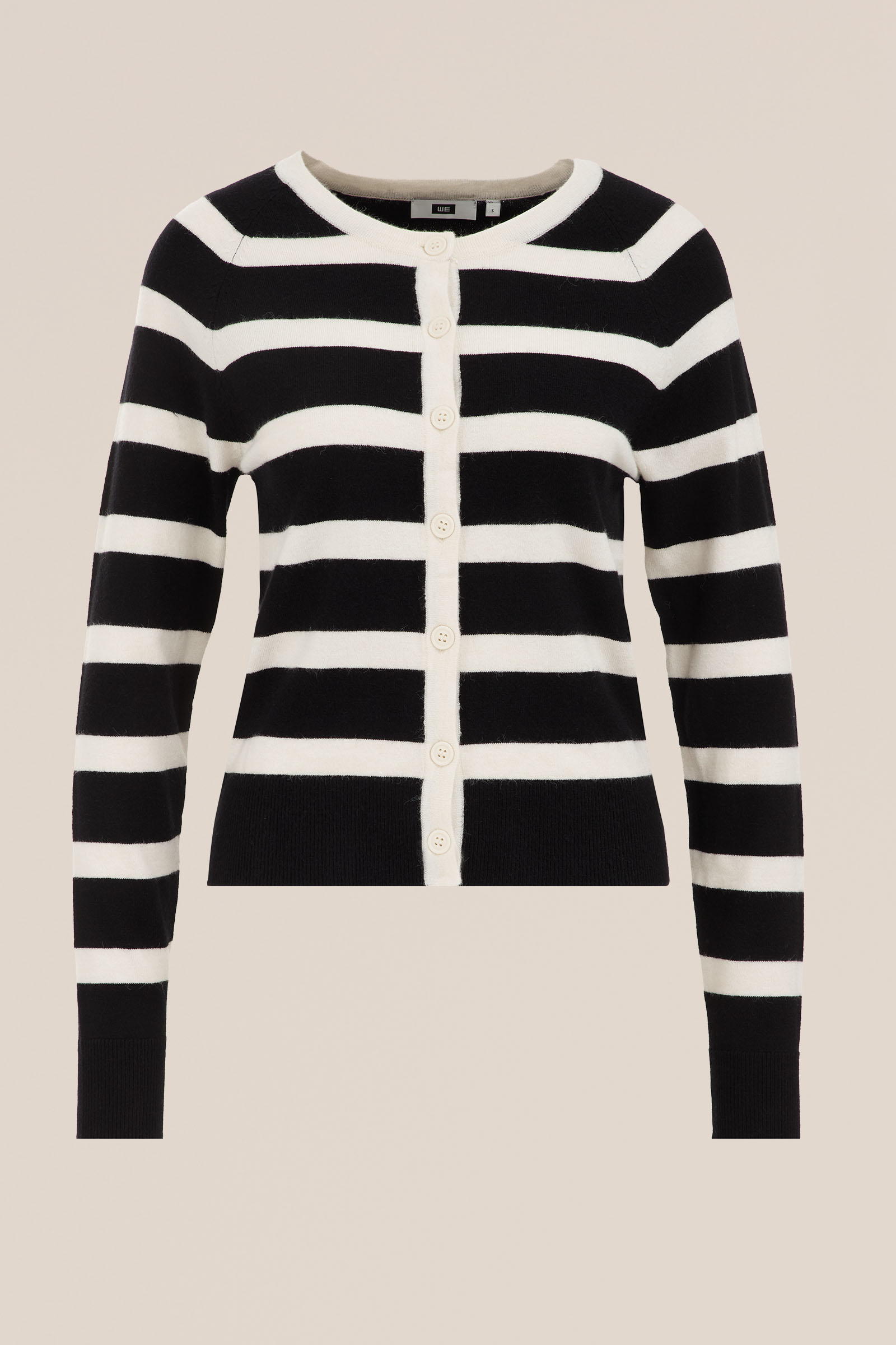 Gestreept vest WE Fashion Zwart
