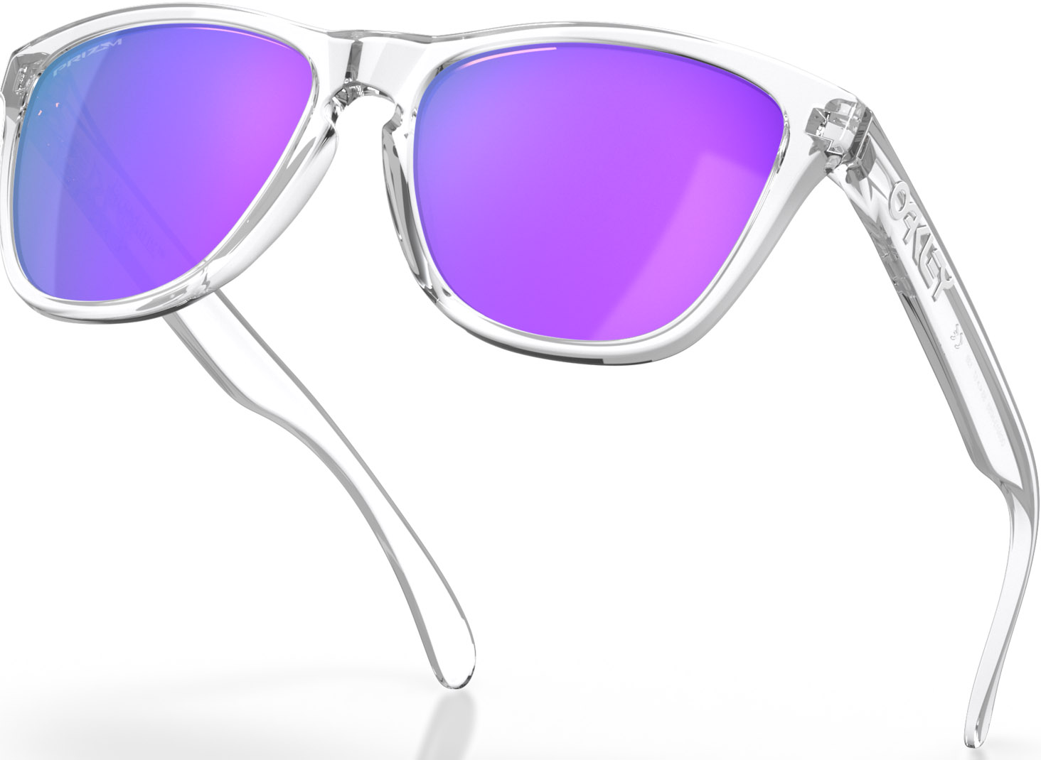 Frogskins H755/Polished Clear w/Prizm Violet