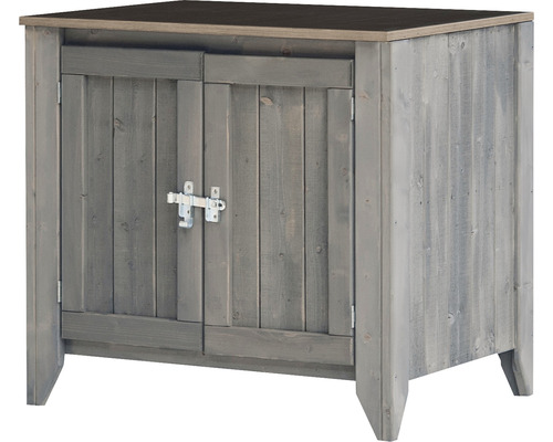 Tuinkast/buitenkeuken Konsta type 559 dressoir incl. 2 deuren 80 x 60 x 73 cm lichtgrijs