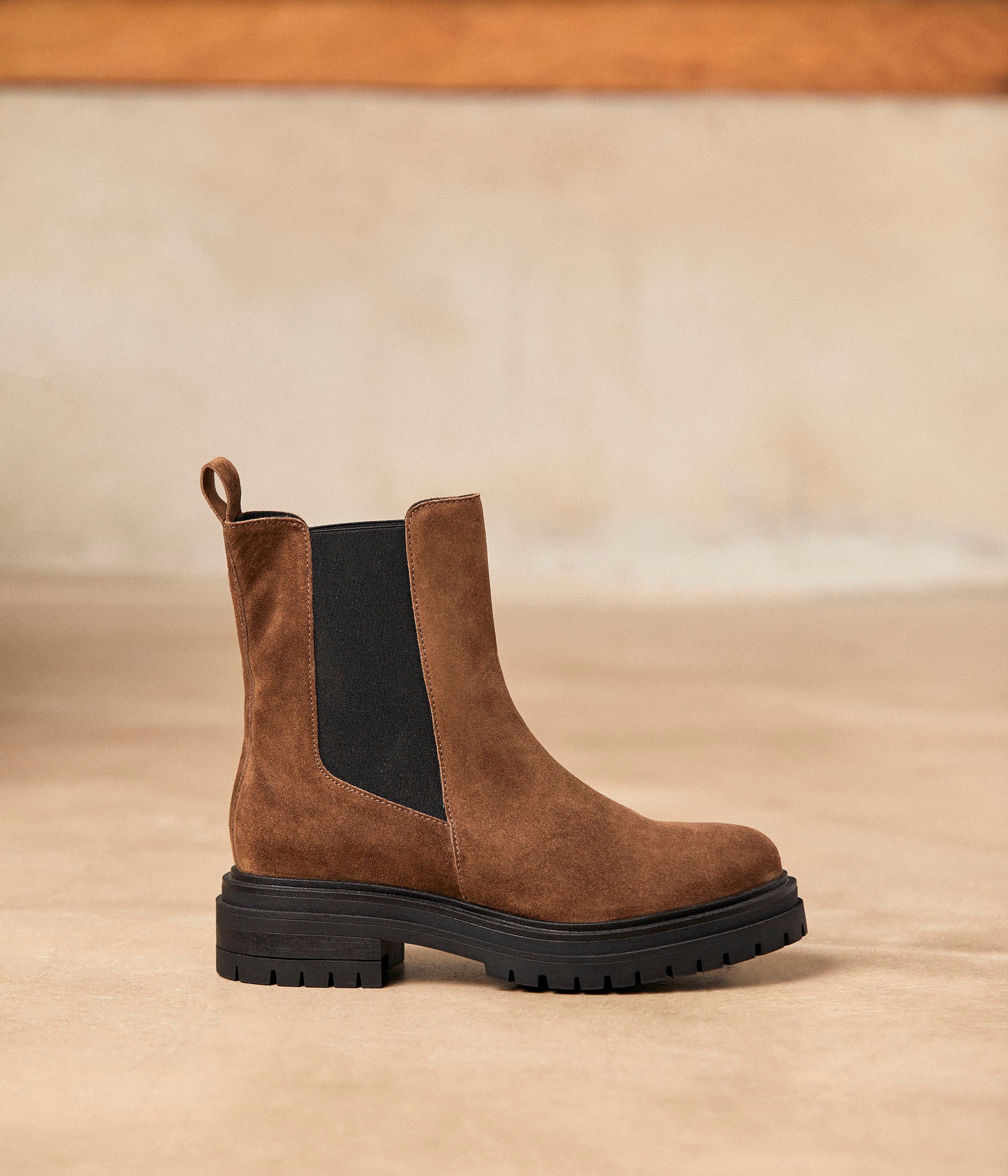 Chelsea boots taupe Aidee