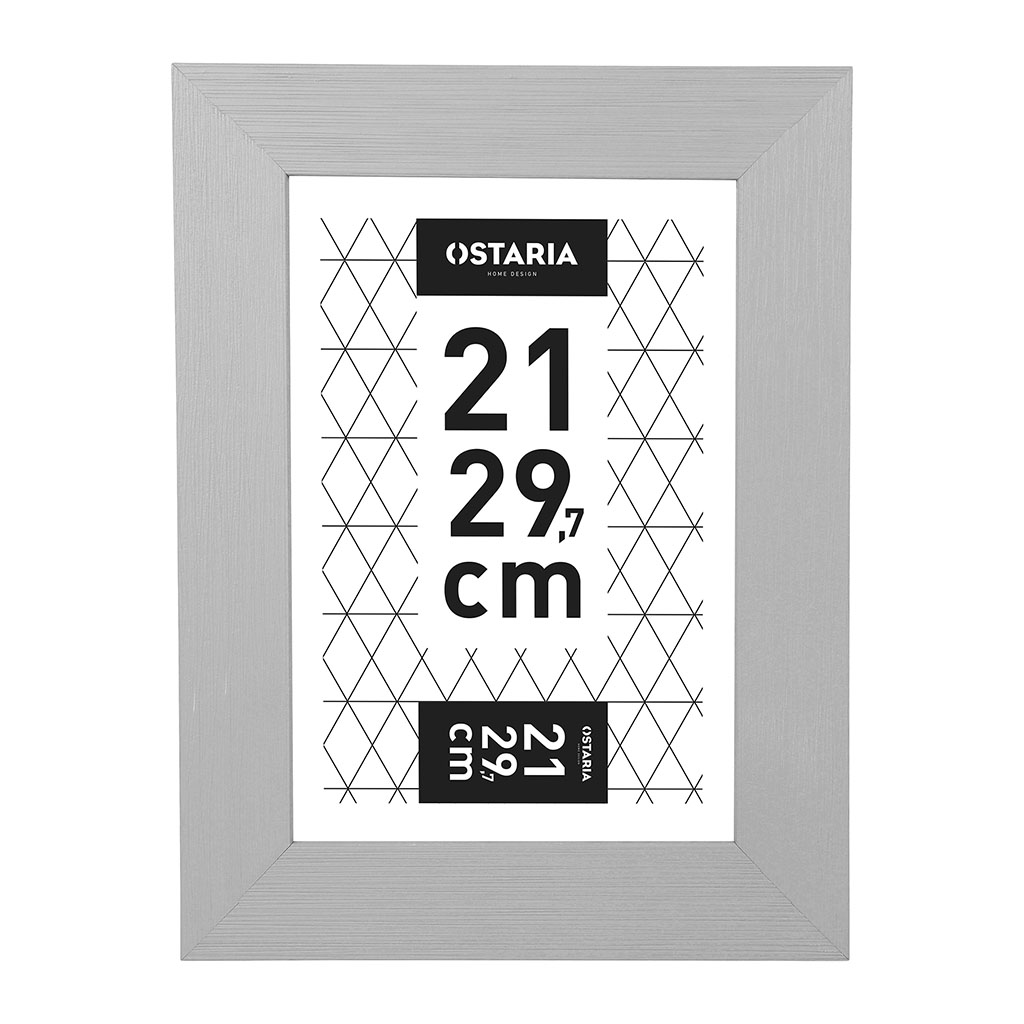 Cadre photo ZOÉ gris 21x29.7cm