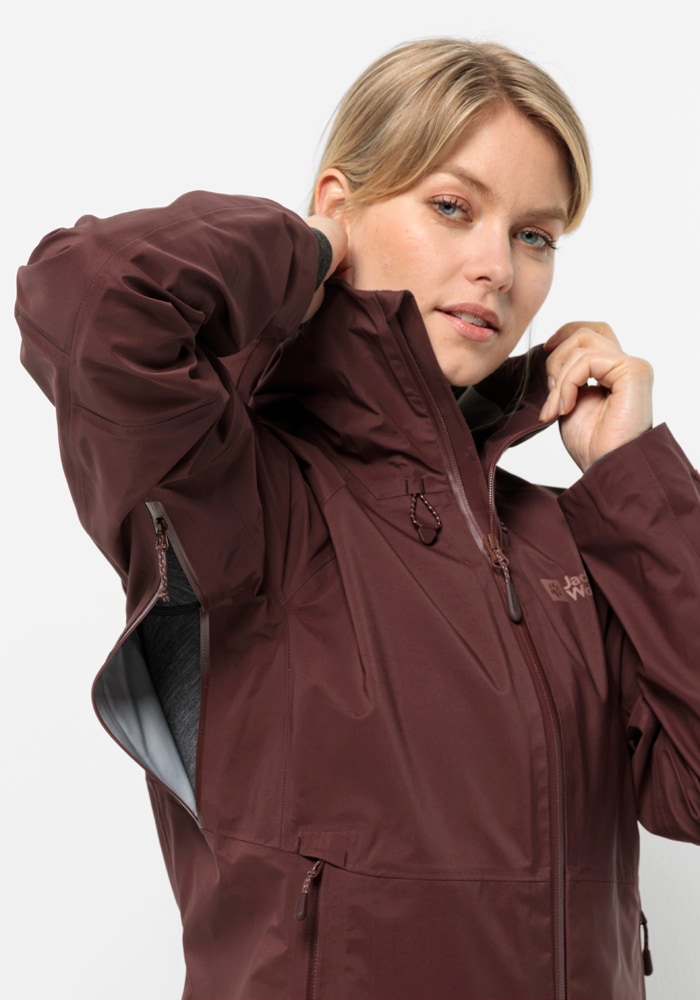 Jack Wolfskin Funktionsjacke »CYROX 3L JKT W« mit Kapuze