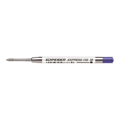 Schneider Express 735 - Recharge pour stylo à bille - bleu - pointe moyenne