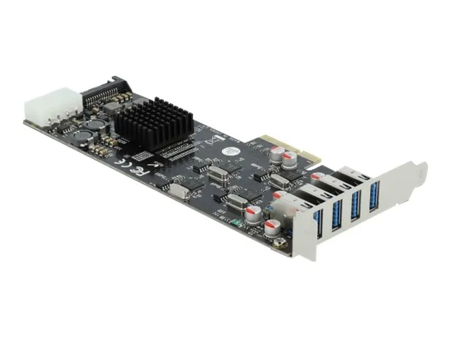 Delock - USB-adapter - PCIe 2.0 x4 lavprofil - USB 3.2 Gen 1 x 4