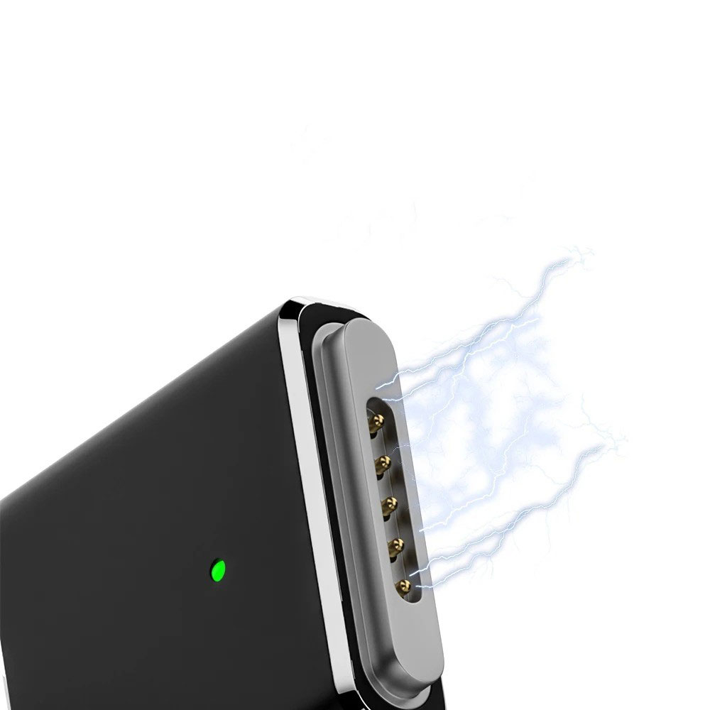 (PD/100W) MagSafe 3 auf USB C Lade Adapter für MacBook Pro / Air - Silber