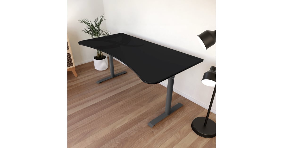 ArozziArena Gaming Desk - Gunmetal  (Gunmetal)