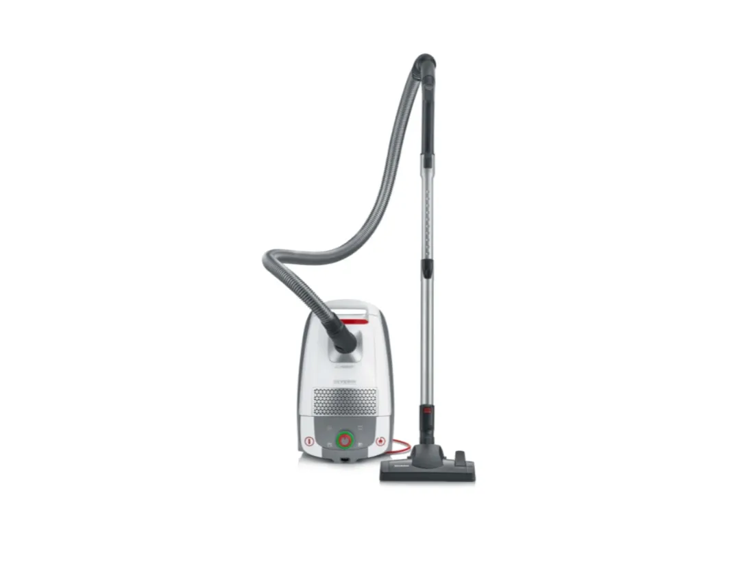 SEVERIN S'POWER BC 7047 - Støvsuger - beholder - pose - 850 W - hvid/rød