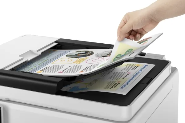 Canon MAXIFY GX7150 MegaTank - Multifunktionsprinter - farve - blækprinter - CISS - Legal (216 x 356 mm), A4 (210 x 297 mm) (original) - A4/Legal (medie) - op til 24 ipm (udskriver) - 600 ark - 33.6 Kbps - USB 2.0, Wi-Fi(n), LAN