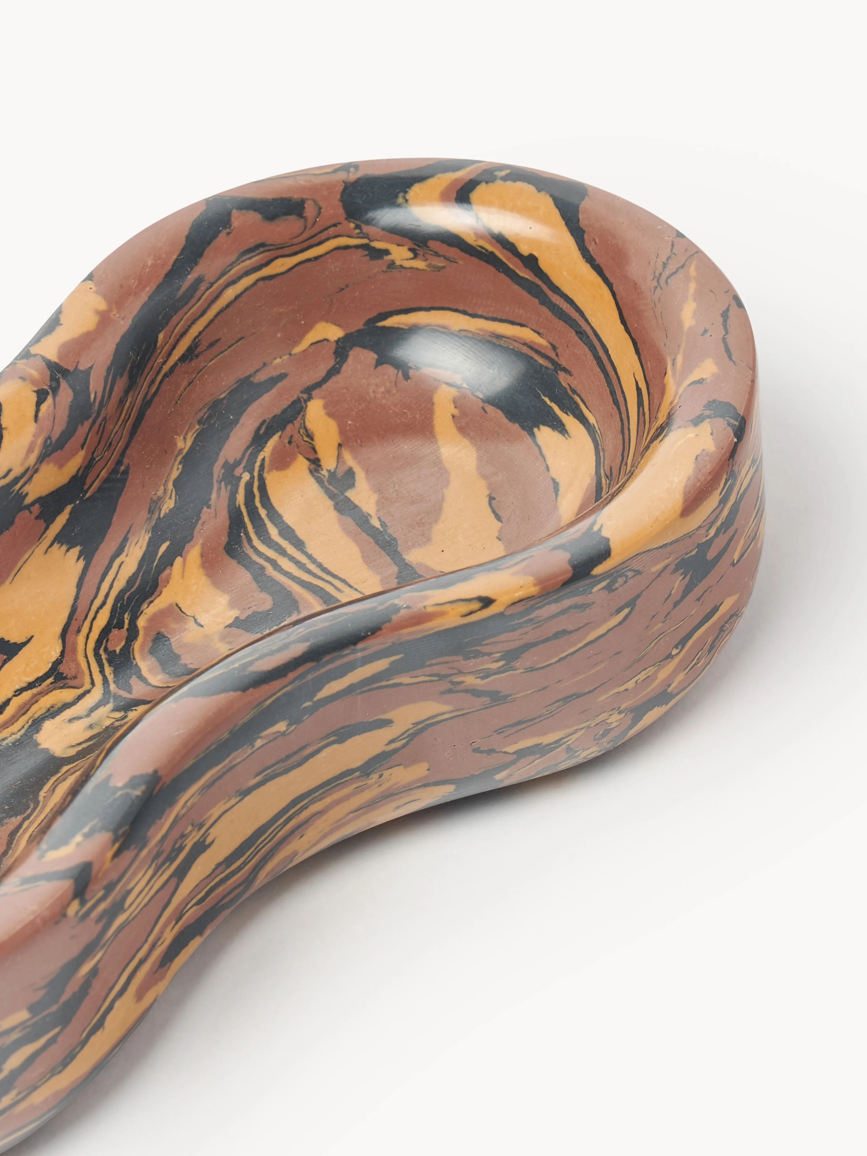 Decoratieve schalen Elara van kunstmarmer, 6-delig