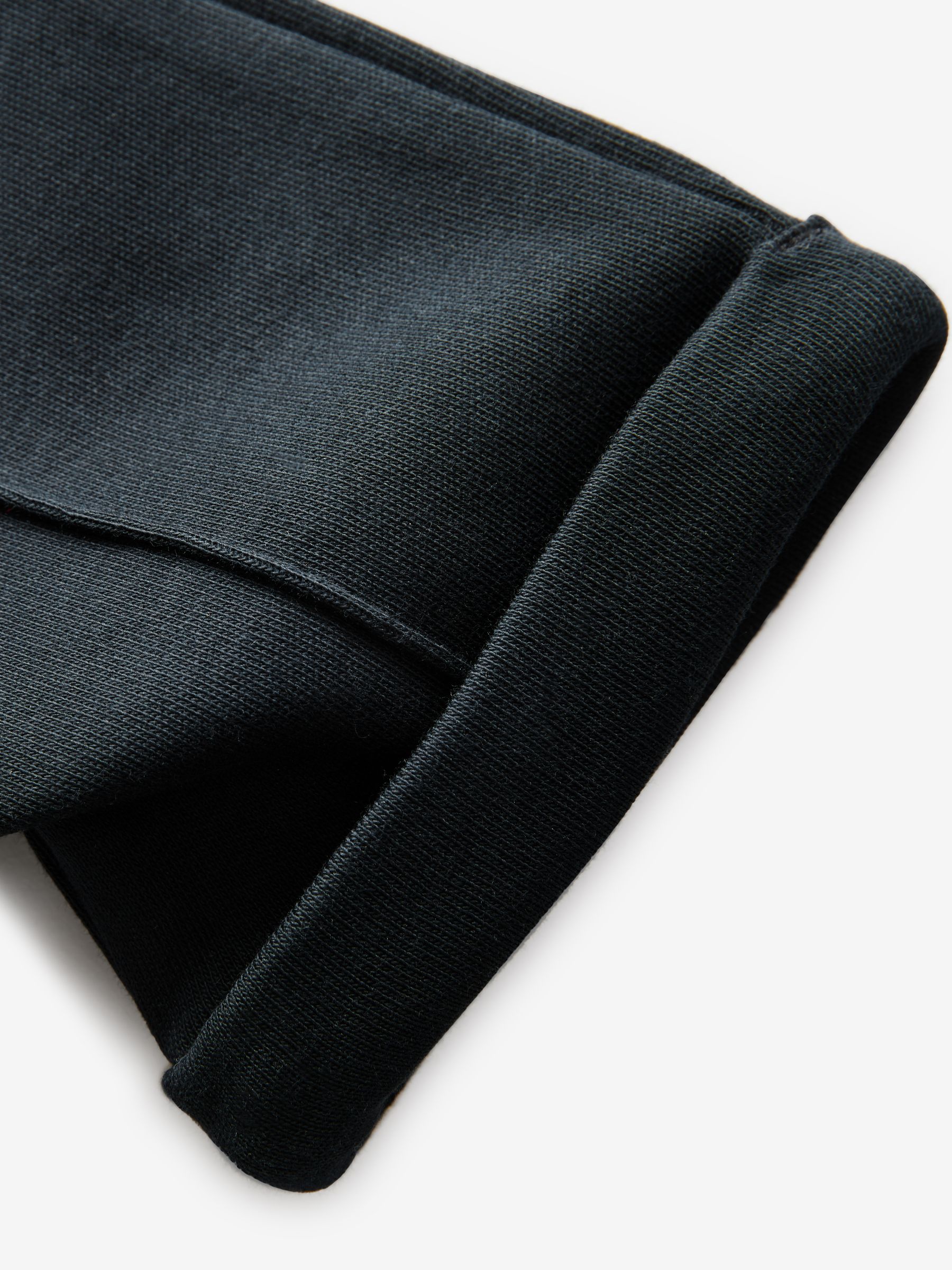 Blauw - Baker by Ted Baker set van 100% katoenen poloshirt en broek met textuur