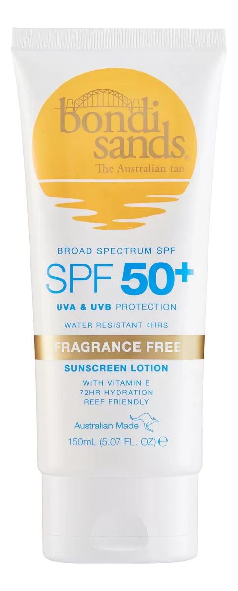 Bondi Sands SPF 50  Fragrance Free Body Sunscreen Lotion - 150 ml.