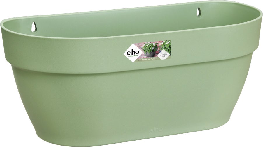 Elho muur plantenbak Vibia Campana groen 35 x 16,2 x 14,8 cm