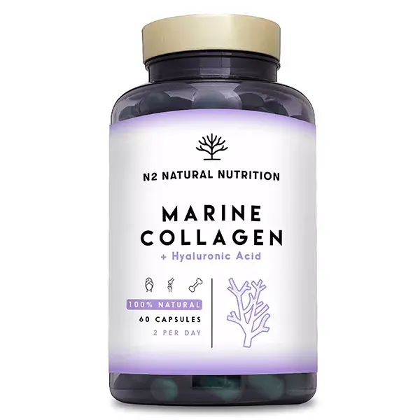 N2 Natural Nutrition Colágeno Marinho 60 cápsulas
