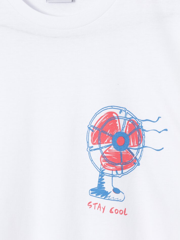 Camiseta estampada - Branca