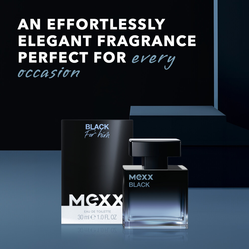 Mexx Black for Men Eau de Toilette Spray30 ml
