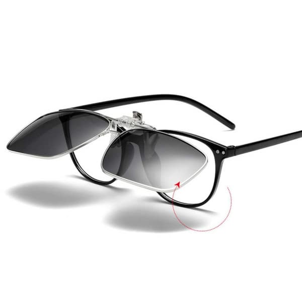 Flip Up Metal Clip-on solbriller Flip Up Black