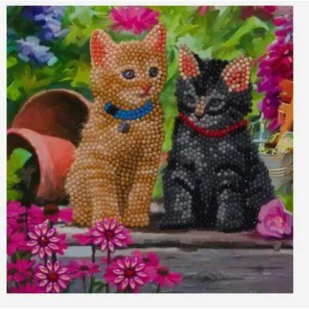 Crystal Art Katzenfreunde